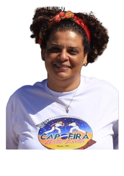 Retrato de Contramestra Pity, da Capoeira Arte Luta