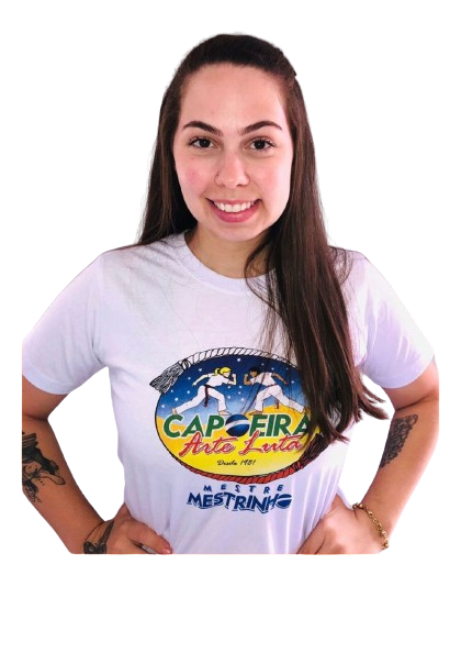 Retrato de Graduada Letícia, da Capoeira Arte Luta
