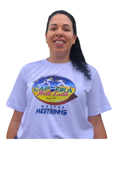 Retrato de Monitora Vera, da Capoeira Arte Luta